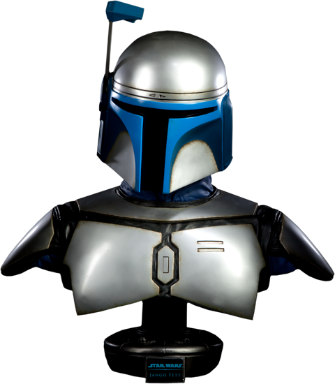Jango Fett Life-size Bust - Jango Fett Star Wars Life-size Bust (480x550), Png Download