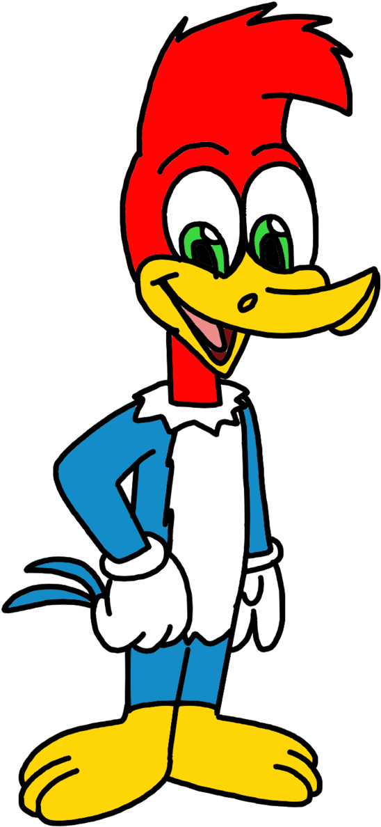 Woodpecker With His Design - Marcospower1996 Woody Woodpecker (1600x1600), Png Download