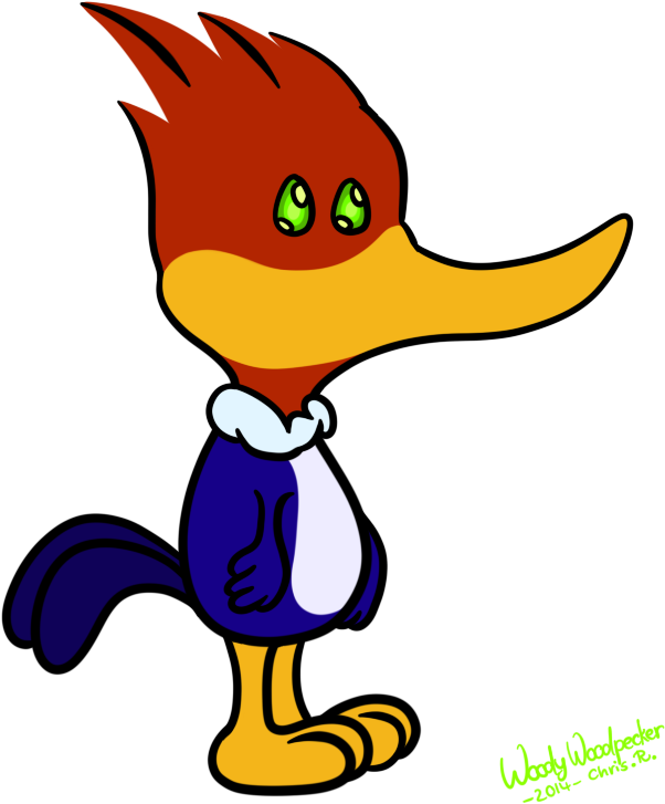 Woody Woodpecker By Falco L-d81hg1h - Woody Woodpecker Deviantart (800x850), Png Download