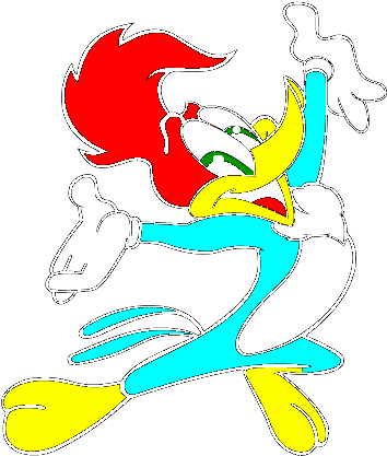 Report - Woody Woodpecker 1950 (370x436), Png Download