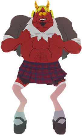 Schoolgirl-satan - South Park Lucifer (287x452), Png Download