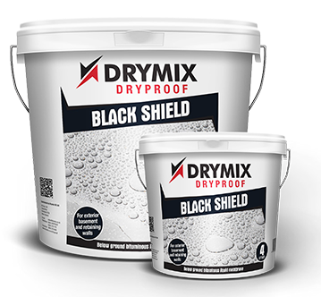 Drymix Dryproof Black Shield Is A Solvent Free Bituminous - Nurifi African Black Soap - 500g - Made From Coconut (369x331), Png Download