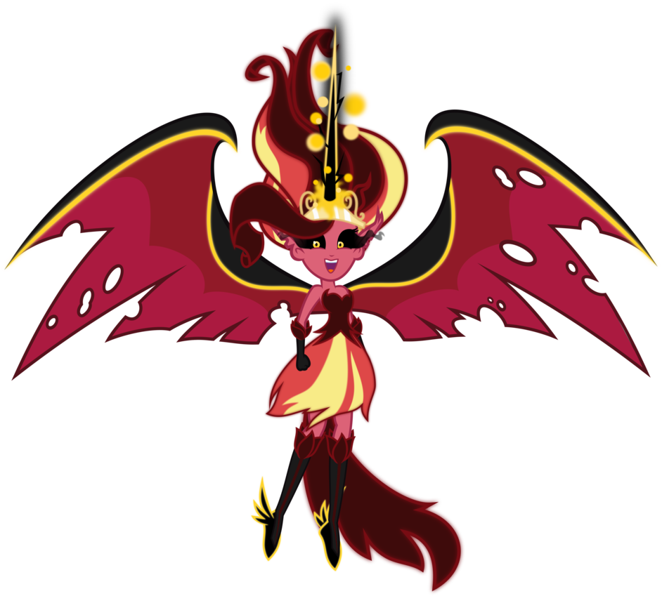 Sunset Shimmer Lovers Images Sunset Satan 2 0 By Orin331 - Solar Eclipse Sunset Shimmer (942x849), Png Download
