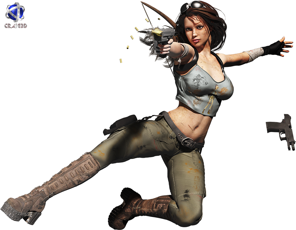 Lara Croft - Lara Croft Transparent (1000x750), Png Download