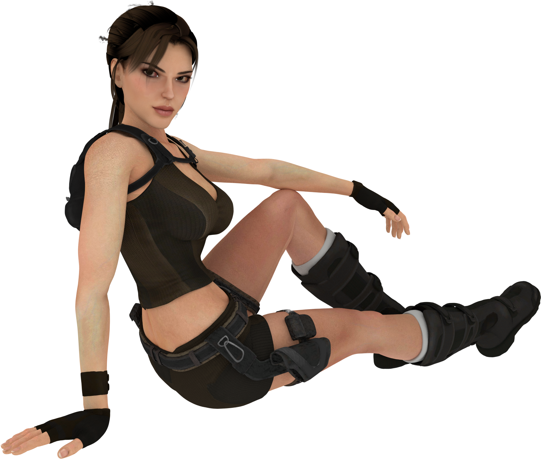 Tomb Raider - Lara Croft Render Png (2000x1500), Png Download