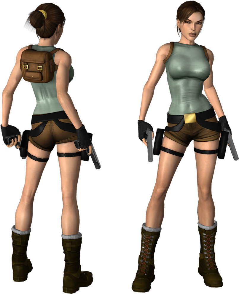 Download - Lara Croft Tomb Raider Original (1024x1024), Png Download