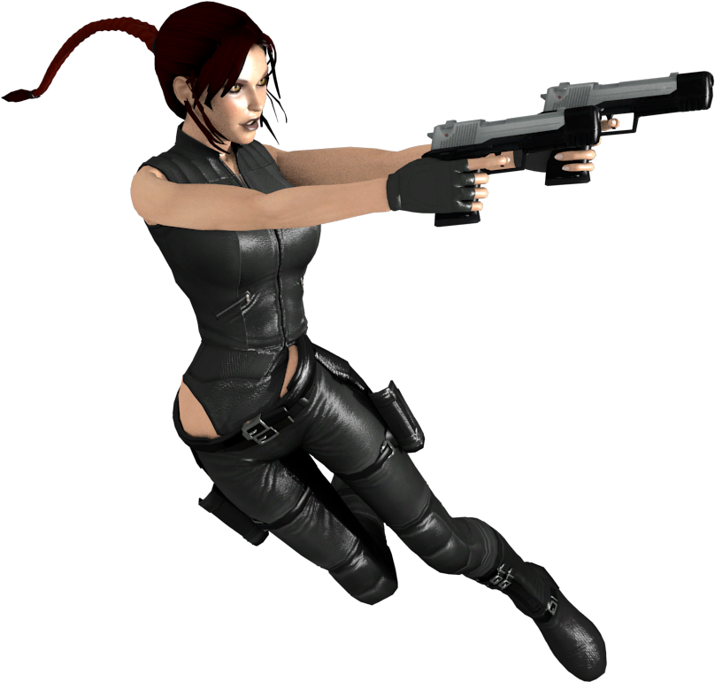 Lara Croft - Lara Croft Doppelganger Png (850x1080), Png Download