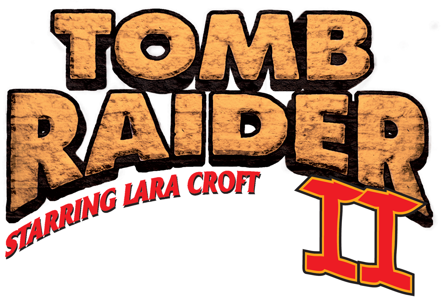 Tomb Raider Ii - Tomb Raider 2 The Golden Mask Logo (1600x1173), Png Download