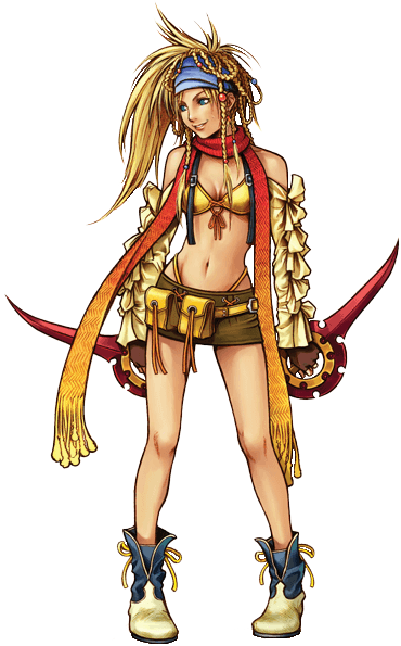 [ Img] - Tetsuya Nomura Final Fantasy X (370x595), Png Download