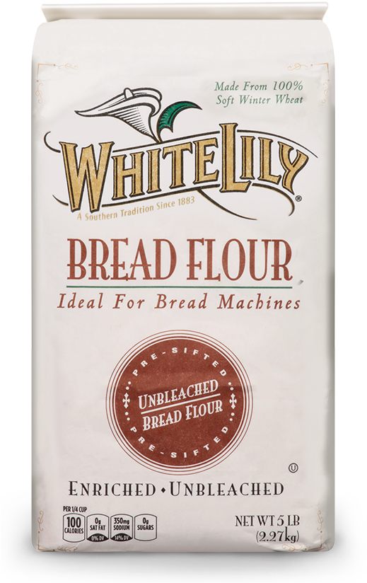 Enriched Unbleached Bread Flour - Unbleached White Bread Flour (610x904), Png Download