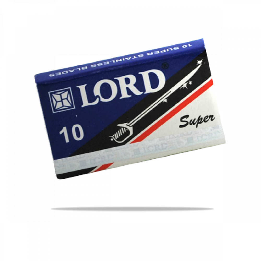 10 Double Edge Razor Blade Lord - Lord Super Stainless Double Edge Blades (10) (1000x1000), Png Download
