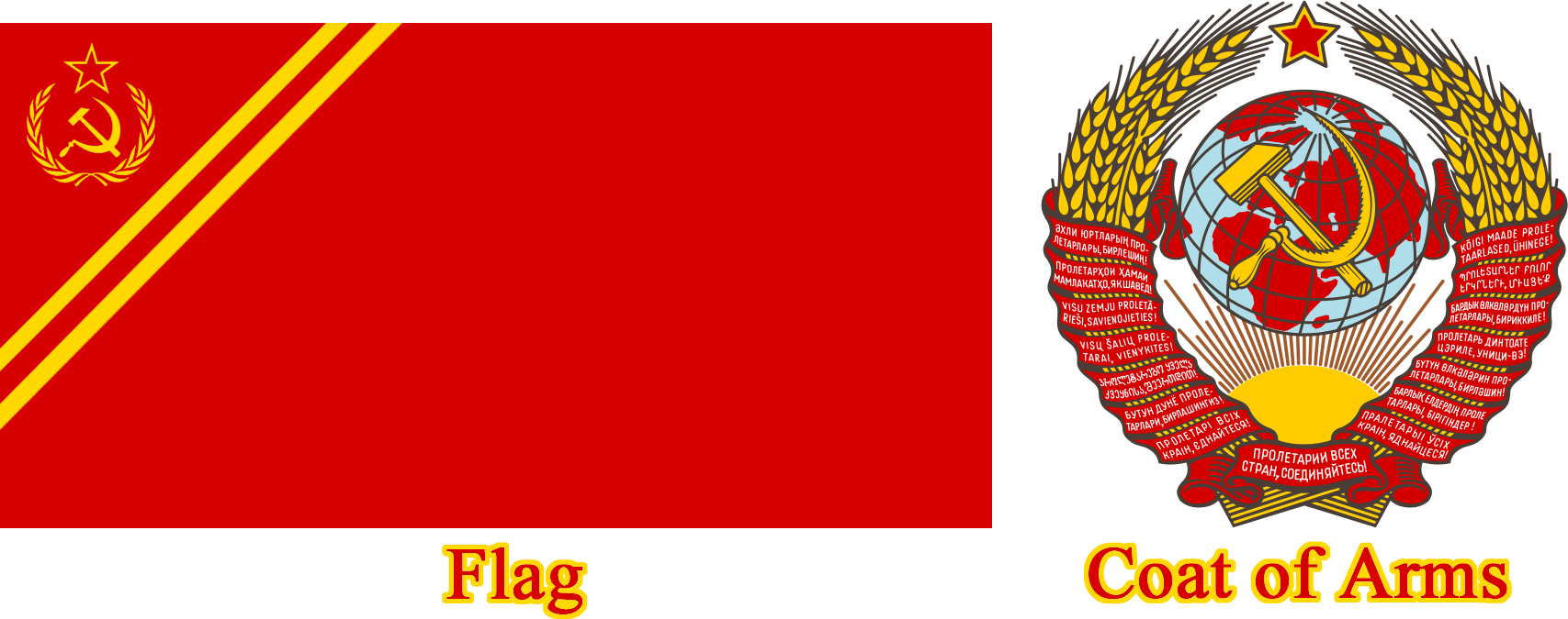 New Soviet Union - Urss Comunista O Socialista (1707x675), Png Download