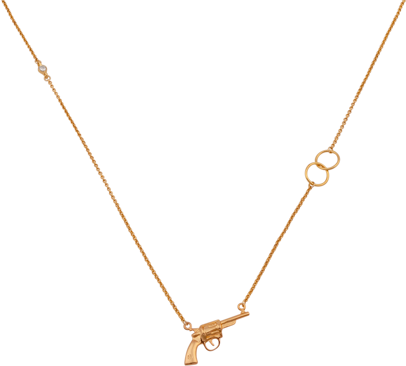 Killer Queen Necklace - Happy Diamond Heart Pendant Rose G (1496x1496), Png Download