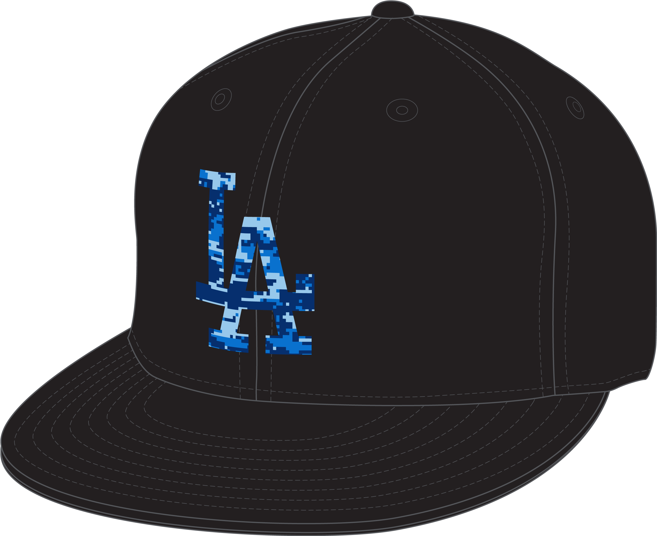 A Military Appreciation Hat Will Be Offered On May - Dodgers 60th Anniversary Hat (2568x2094), Png Download