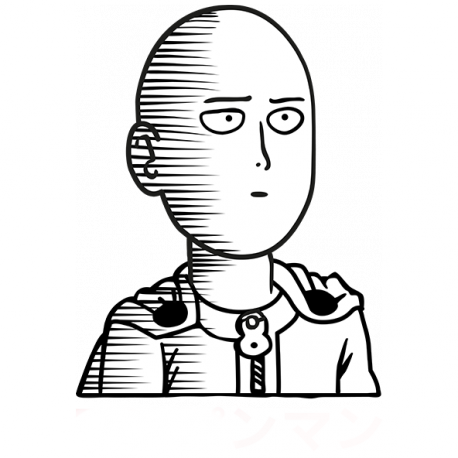 Saitama Ok Face Png Image Library Download - Saitama Ok (458x458), Png Download