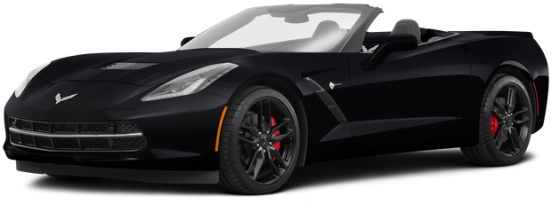 2019 Chevrolet Corvette Grand Sport Convertible W/1lt - Black Corvette Convertible Grand Sport 2018 (800x400), Png Download
