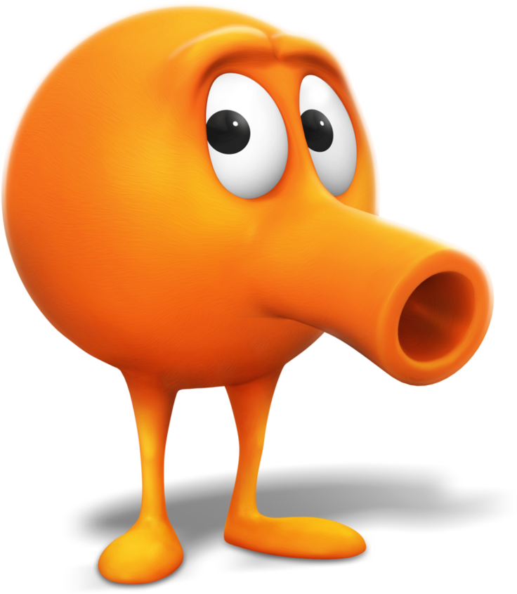 Wreck It Ralph Orange (894x894), Png Download