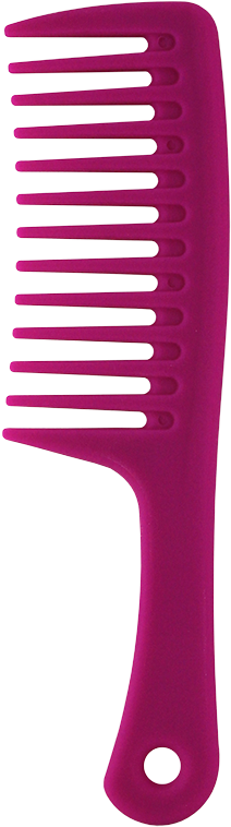 Soft Touch Shower Comb - Comb (611x817), Png Download