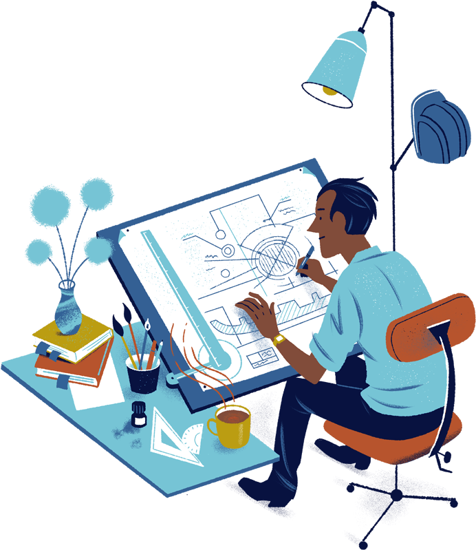 Steve Scott Illustrator (800x800), Png Download