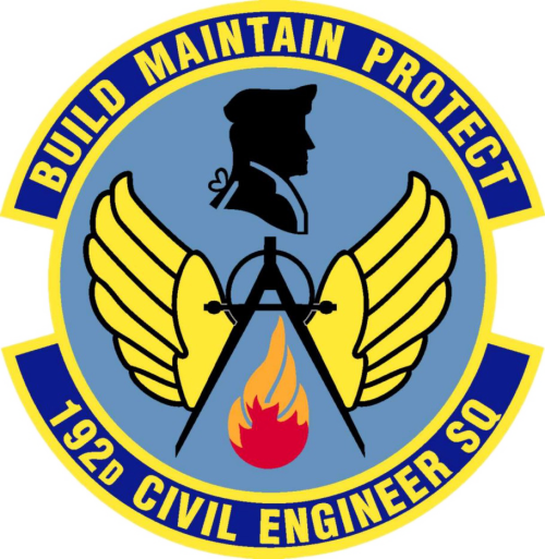 192d Civil Engineer Squadron - Air Force 70th Communications Squadron Magnet (500x513), Png Download