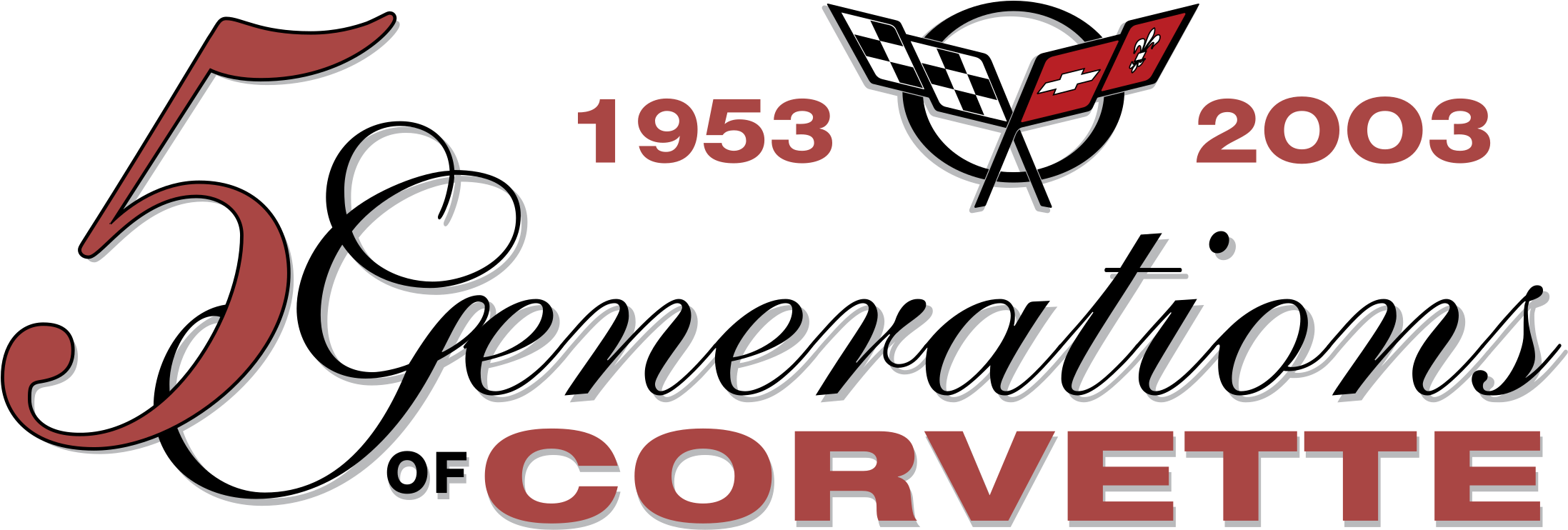 Corvette Logo Png Transparent - Tin Sign: Corvette, 46x30cm. (2400x2400), Png Download