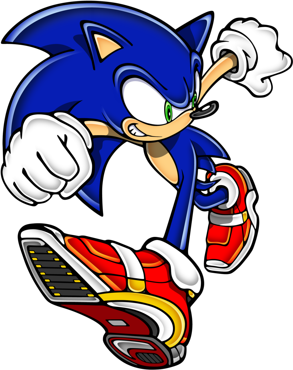 Name A Flaw - Sonic Adventure 2 Art (944x1192), Png Download
