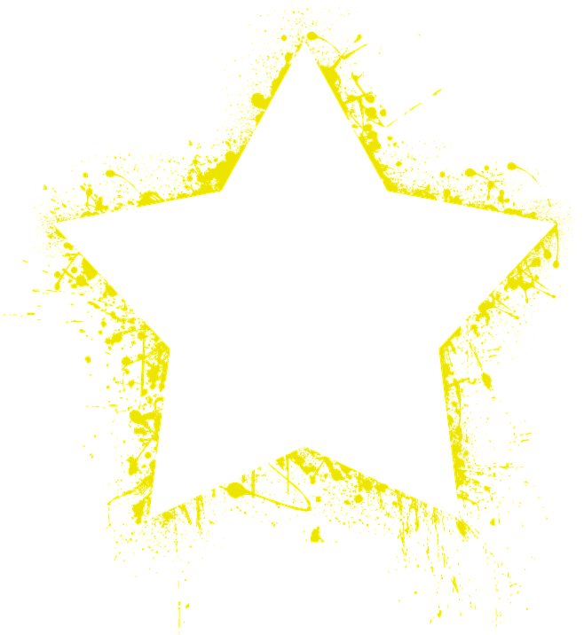 Star, Yellow, Shines, Light, Sky, Outline Star, Victory - ดาว Png (720x720), Png Download