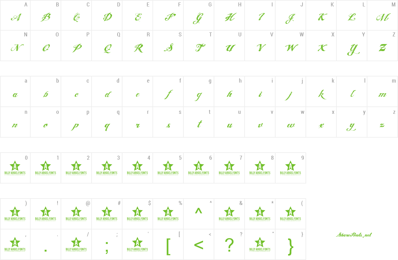 Font Angel Tears Preview - Number (1300x850), Png Download