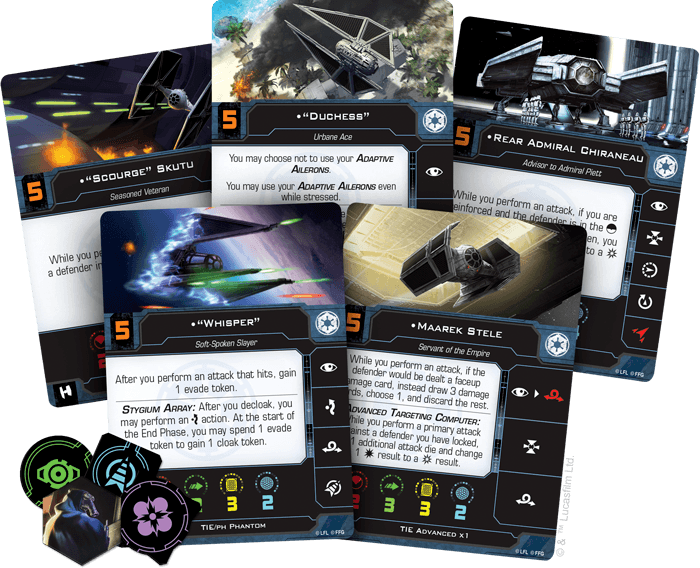 Starting With The Ship With The Lowest Initiative Stat - X Wing Second Edition Cards (700x568), Png Download