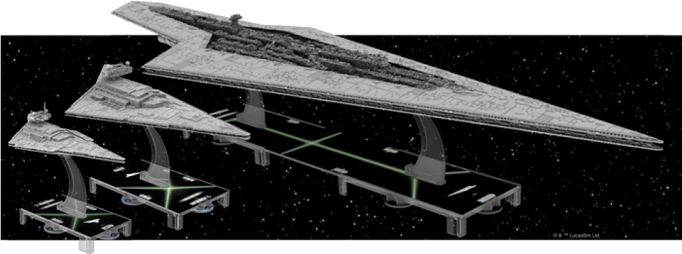 Star Wars Armada - Star Wars Armada Super Star Destroyer Expansion Pack (700x260), Png Download
