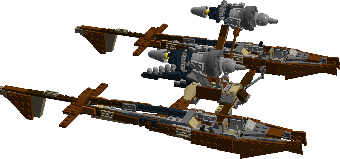 Star Wars Wookie Catamaran - Star Wars Wookie Ship (1200x749), Png Download