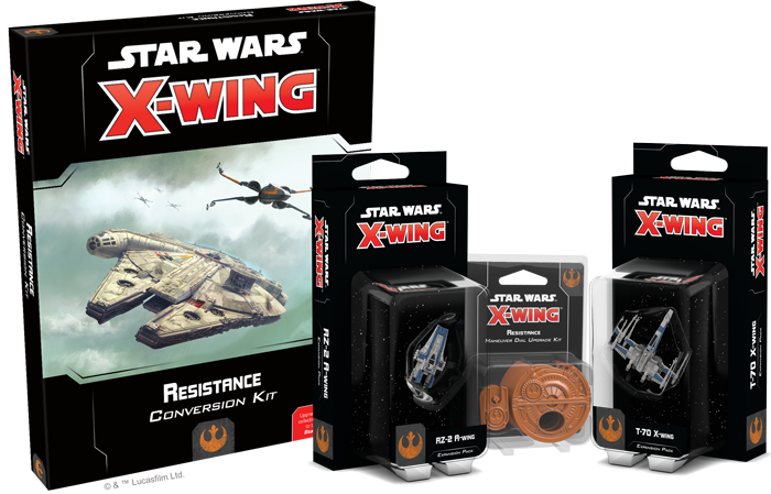 Their First Expansion Is The Conversion Kit Needed - Star Wars X-wing - Heroes Of The Resistance Expansion (700x449), Png Download