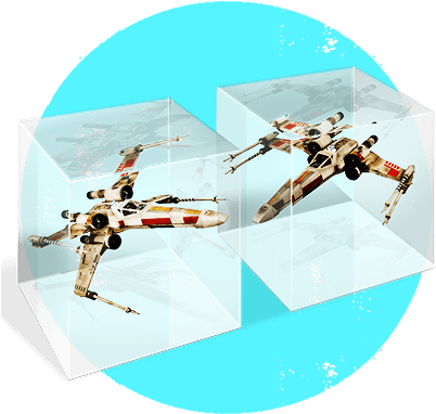 Keep Your Room In Imperial Order With This Set Of Star - Bookend (418x465), Png Download