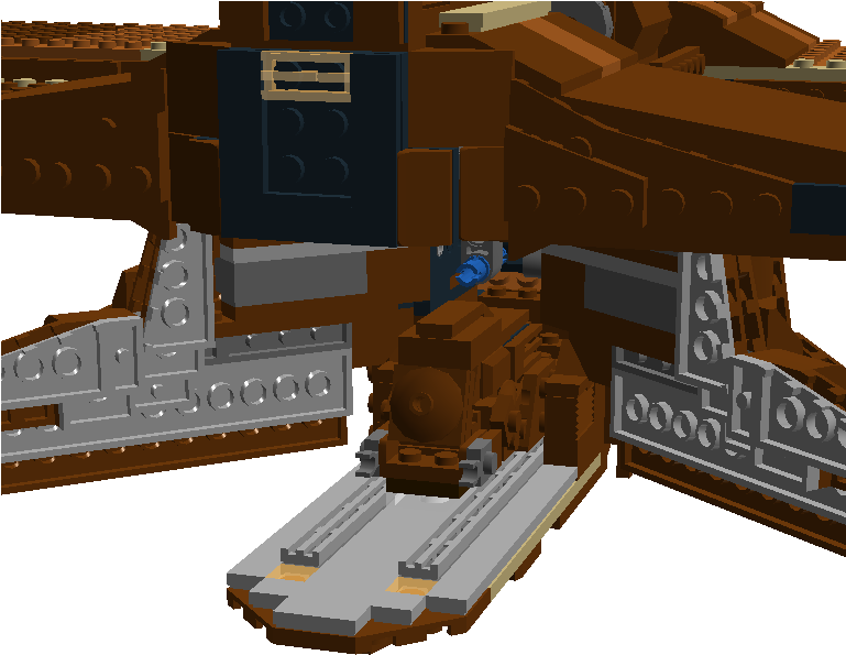 124703 Droid Landing Ship Open - Lego Star Wars Droid Landing Ship (768x733), Png Download