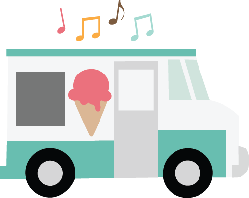 Ice Cream Truck Svg File For Scrapbooking Cardmaking - Ice Cream Truck Clip Art Free (508x404), Png Download