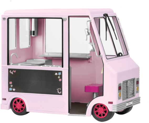 //s3 Ca Central - Our Generation Sweet Stop Ice Cream Truck - Pink (600x600), Png Download