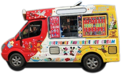 Ice Cream Van (497x306), Png Download