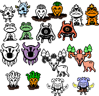 Some Monsters Too * Butterflies As Flies * Corns As - Undertale Monsters (350x350), Png Download