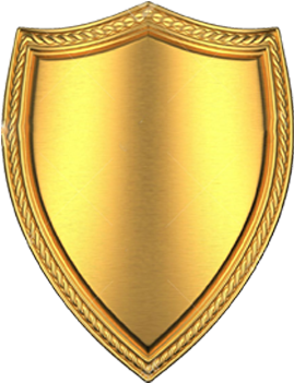 The Shield Spray - Gold Shield (400x400), Png Download