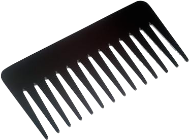 If You Absolutely Need To Brush Your Hair, Take A Wide-tooth - Hair Comb Wide Tooth (500x334), Png Download