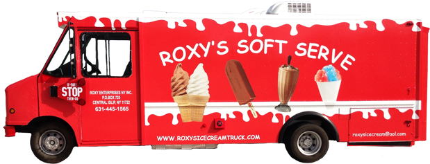 Call Or Email Us Today To Learn More - Roxy Ice Cream Truck (700x323), Png Download