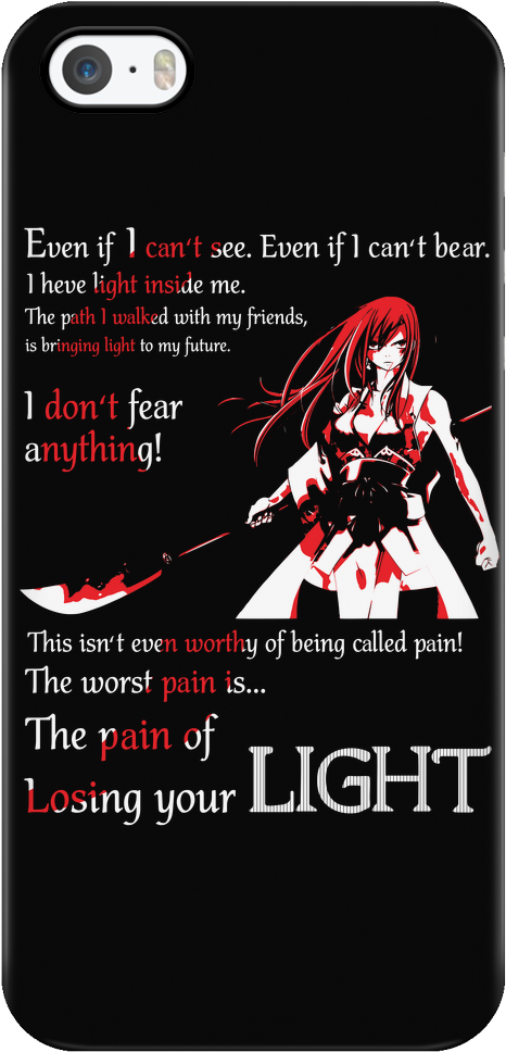 The Pain Of Losing Your Light Erza Scarlet - Fairy Tail Erza (1024x1024), Png Download