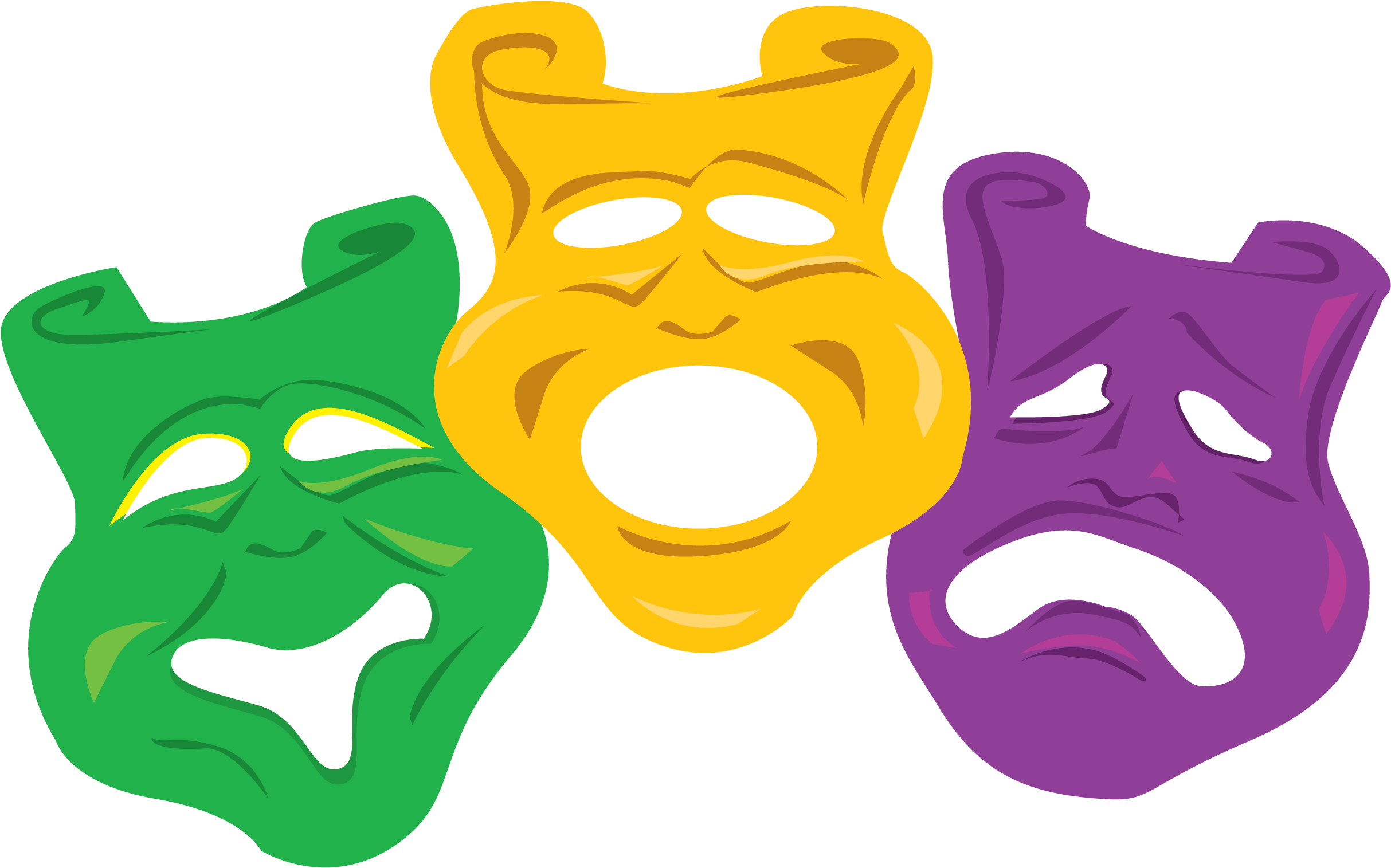 Mardi Gras Colors Mask - New Orleans (2550x3300), Png Download