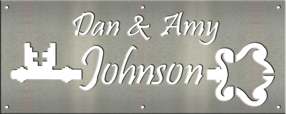 Personalized Couples Name Sign With Vintage Key Design - Surname (1000x400), Png Download