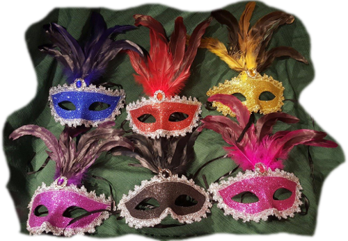 Burlesque Masks - Mask (500x347), Png Download