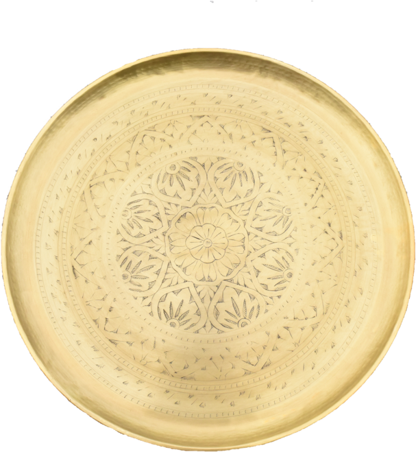 Gold Shield Serving Tray - Ceramic (1024x684), Png Download