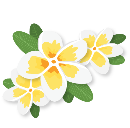 Plumeria Clipart Svg Scrapbook Cut File Cute Clipart - Clip Art (440x432), Png Download