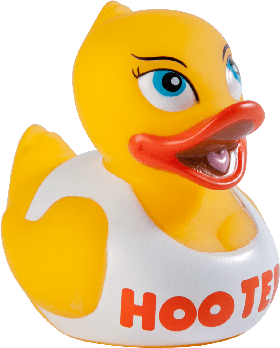 Rubber Duck Png - Hooters Rubber Duck (1200x1200), Png Download