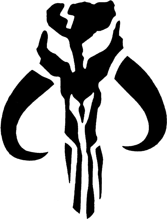 Explore Boba Fett Symbol, Boba Fett Tattoo And More - Mandalorian Symbol (612x792), Png Download