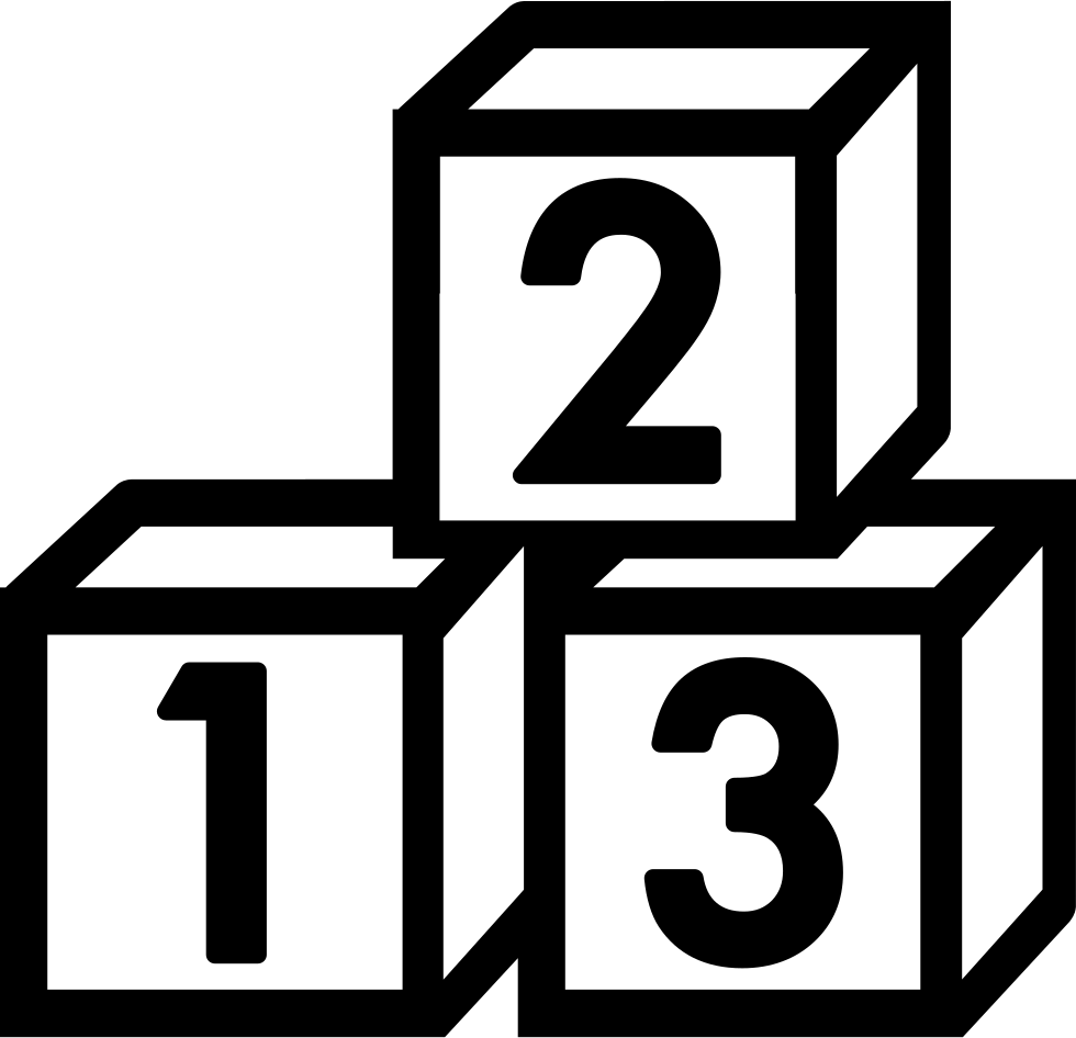 Number Blocks Toys Comments - Toys Icon Png (980x946), Png Download